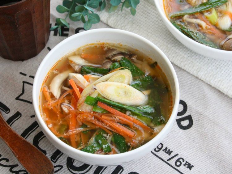 12kgやせた管理栄養士考案 ちぎり厚揚げの豆乳坦々スープ 金芽ロウカット玄米レシピ- 人も自然もすこやかに 『東洋ライス株式会社』