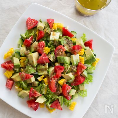 アボカド×きゅうり×トマト」30選夏バテ解消サラダレシピサイトNadia