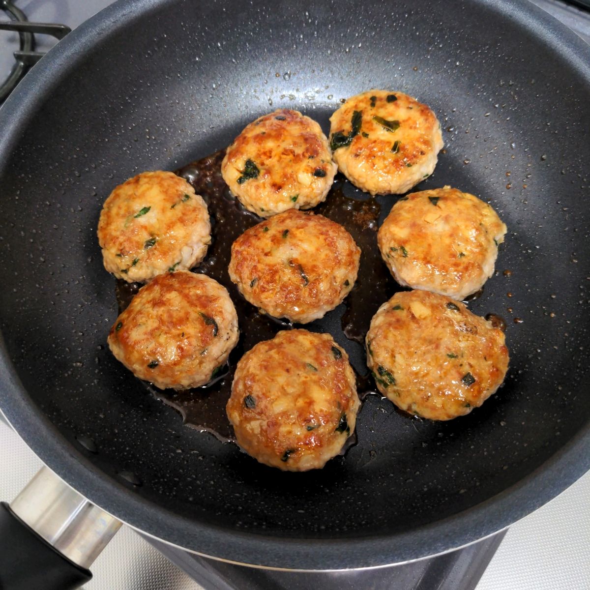 10分で完成！大葉がそそる♡甘辛豚つくね 包丁いらず