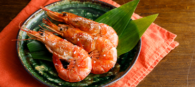 簡単☆有頭海老の塩焼き☆グリル