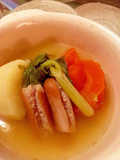 豚肉と丸ごと野菜、半熟卵のポトフ 山本ゆりさん