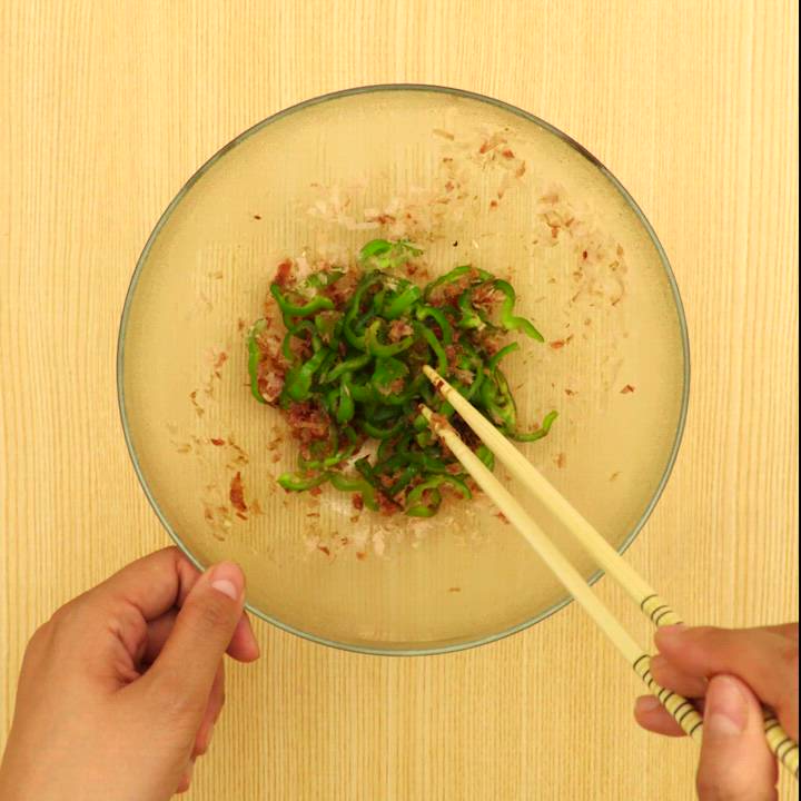 レンジで楽々♪ ピーマンのおひたし