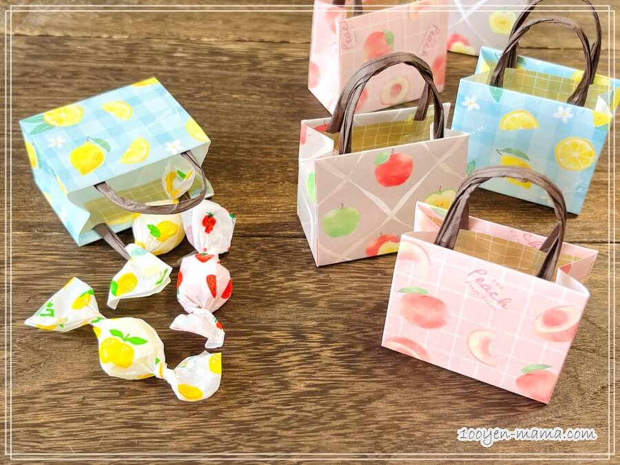 簡単 おりがみ お菓子入れ origami Candy case