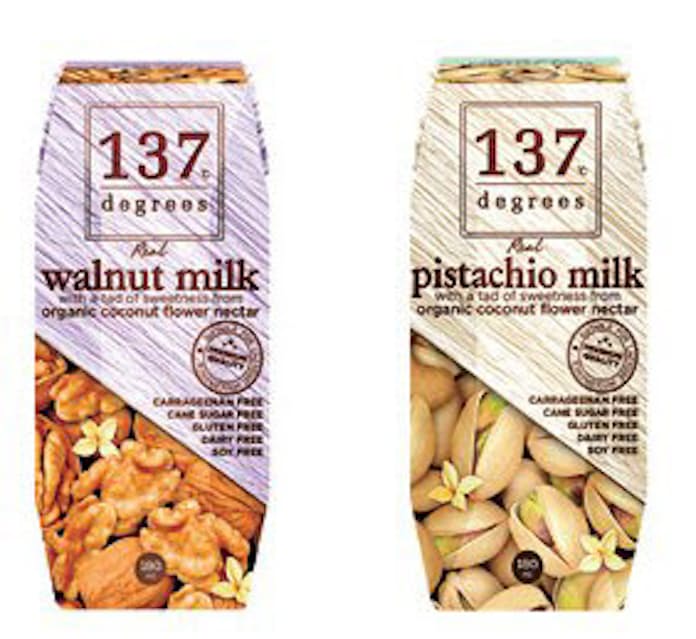 今話題のナッツミルクにピスタチオとウォールナッツが新登場！！ チョコレートフレーバーや抹茶ラテも登場！～137ディグリーズ「ピスタチオミルク」「ウォール ナッツミルク」シリーズ 4 25 火 発売～ハルナプロデュース株式会社のプレスリリース