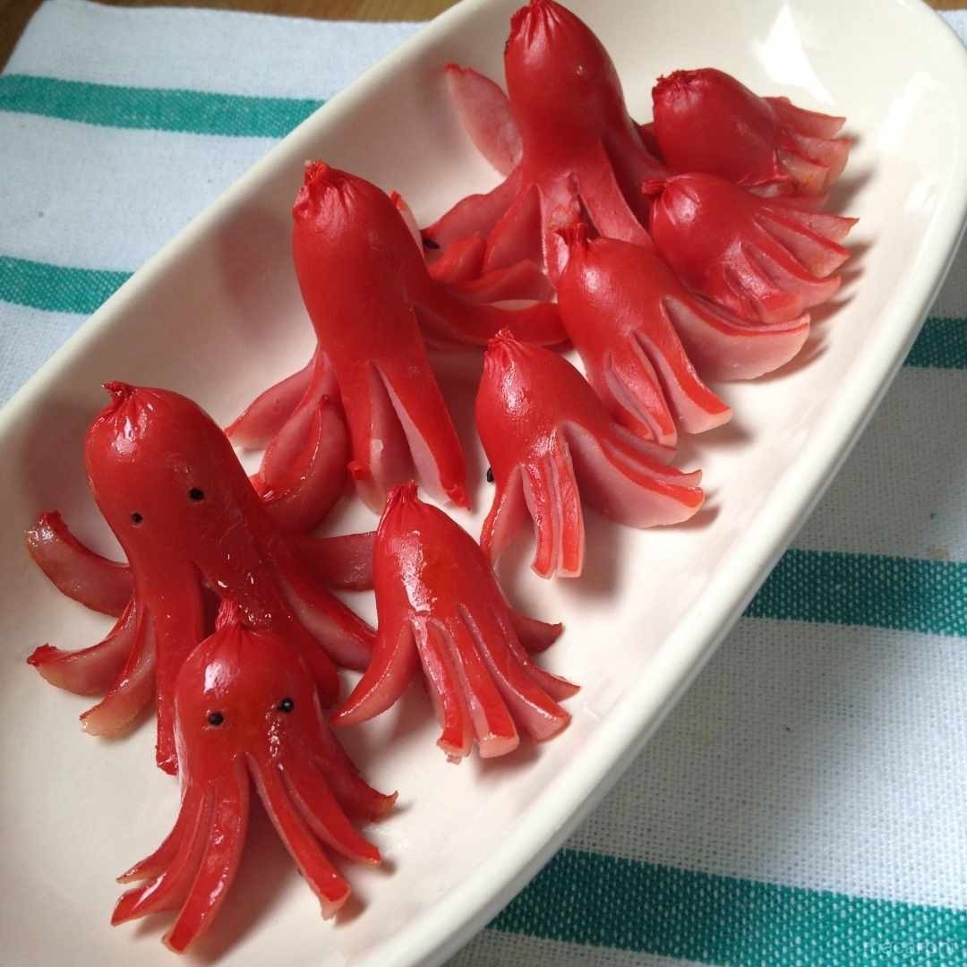 お弁当！赤ウインナ