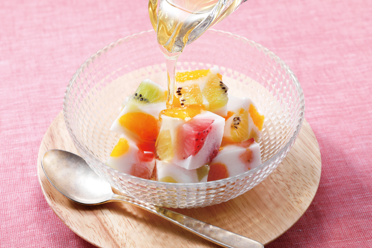 カルピスミルク寒天ゼリー～料理レシピ集金沢から～