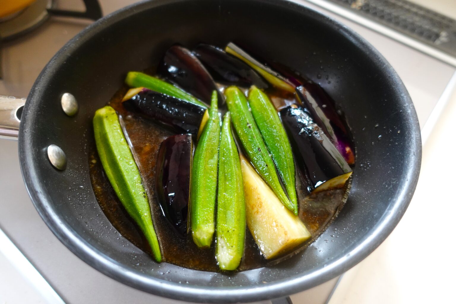 オクラの焼き浸し つゆの素使用 レシピ株式会社にんべん