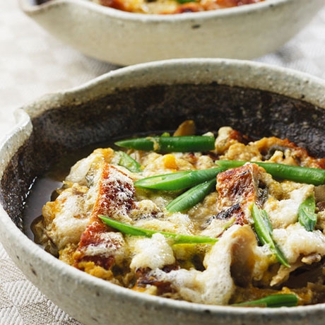 うなぎレシピ 柳川風鍋の作り方と煮汁割合 うなぎとごぼうの玉子とじ日本料理、会席・懐石案内所