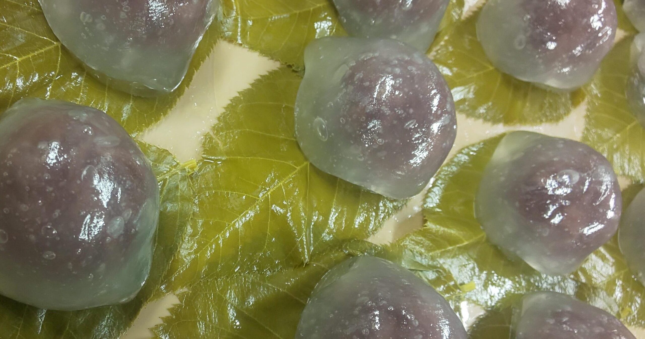 透明和菓子「シャワー」練り切り和菓子教室 アンネルネ マチエルを東京東小金井で主宰