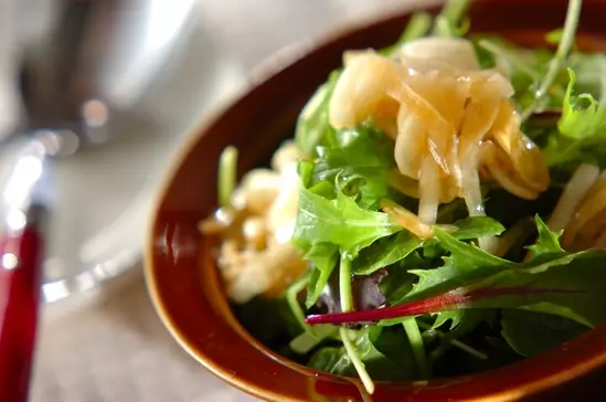 グリーンリーフのノンオイルサラダ