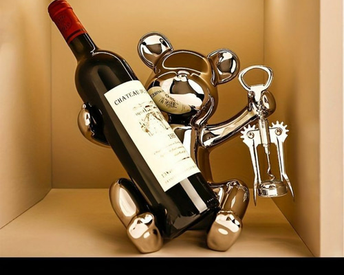 ワインラック 北欧風 可愛い おしゃれ ワインホルダー ワインボトルホルダー 樹脂彫刻 インテリア パーティー 装飾 バレンタインデー 置物雰囲気アップ ワイン棚 ギフト ラック シャンパン ワイン収納 ディスプレイ リビングルーム