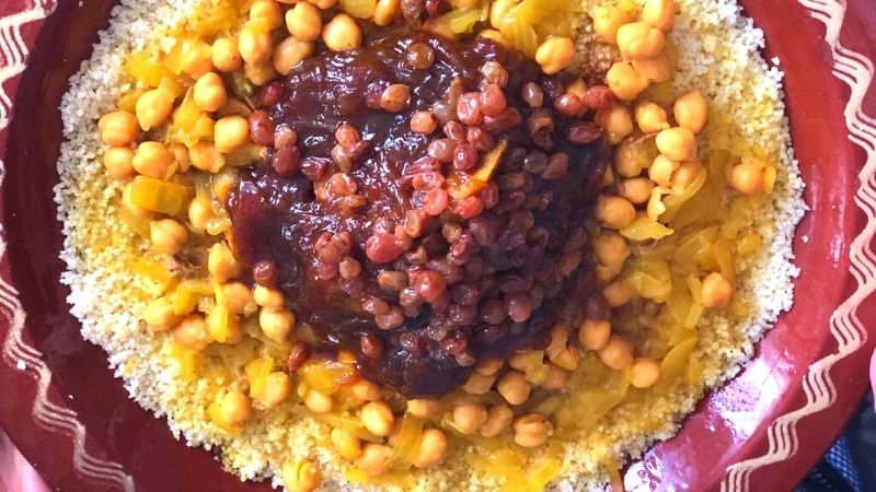 野菜とひよこ豆のクスクス