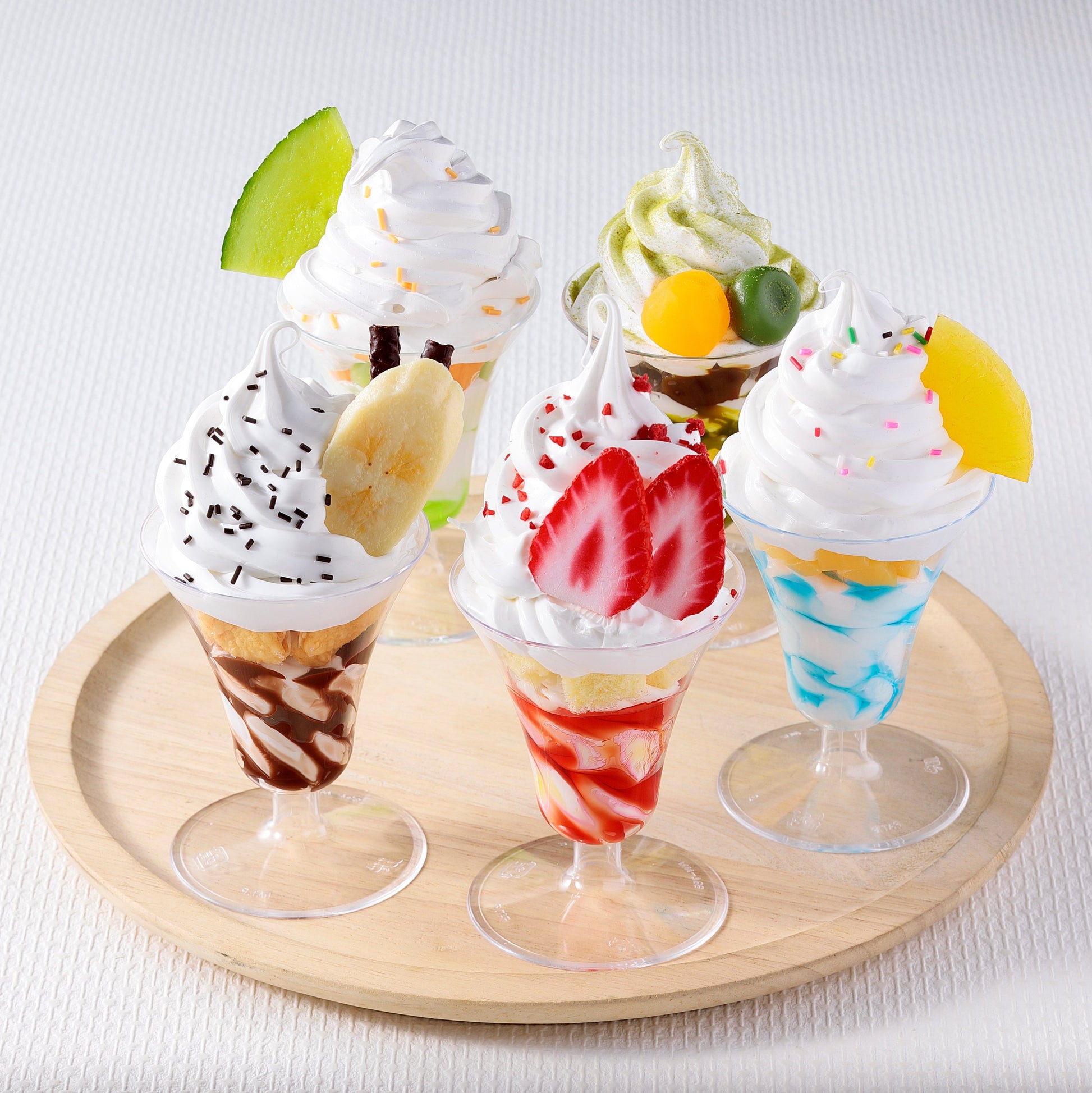 メロンと桃のパフェおすすめレシピ業務用商品お口の恋人 ロッテ