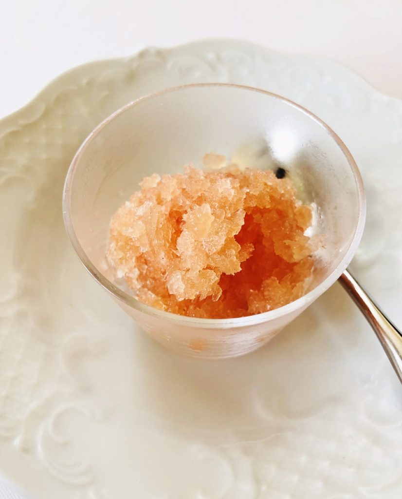 イチゴのグラニテの作り方：フランスのお菓子42