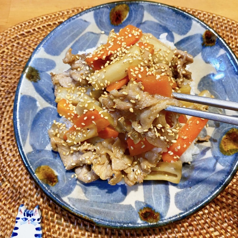 れんこんと人参のきんぴら つゆの素使用 レシピ株式会社にんべん