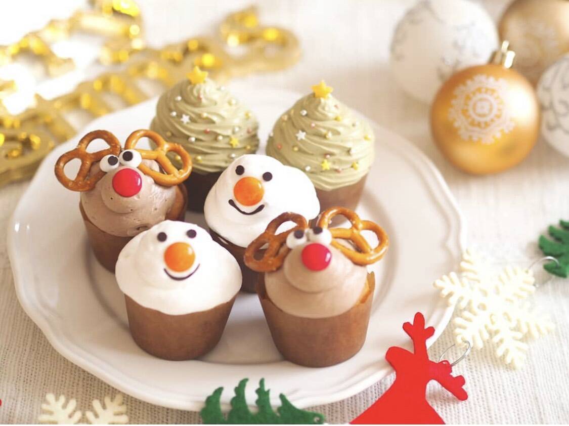 シフォンのカップケーキ ふわふわシフォンで簡単スイーツ☆SATOMIWAの☆からだが喜ぶおうちごはん