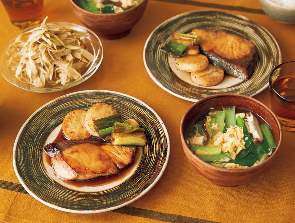 ハマチの照り焼き」の献立・レシピ - E・レシピ 2012.06.01公開の献立です