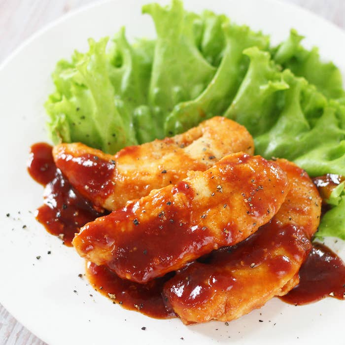 ヘルシーだけどお店の味！ひとくちささみステーキ