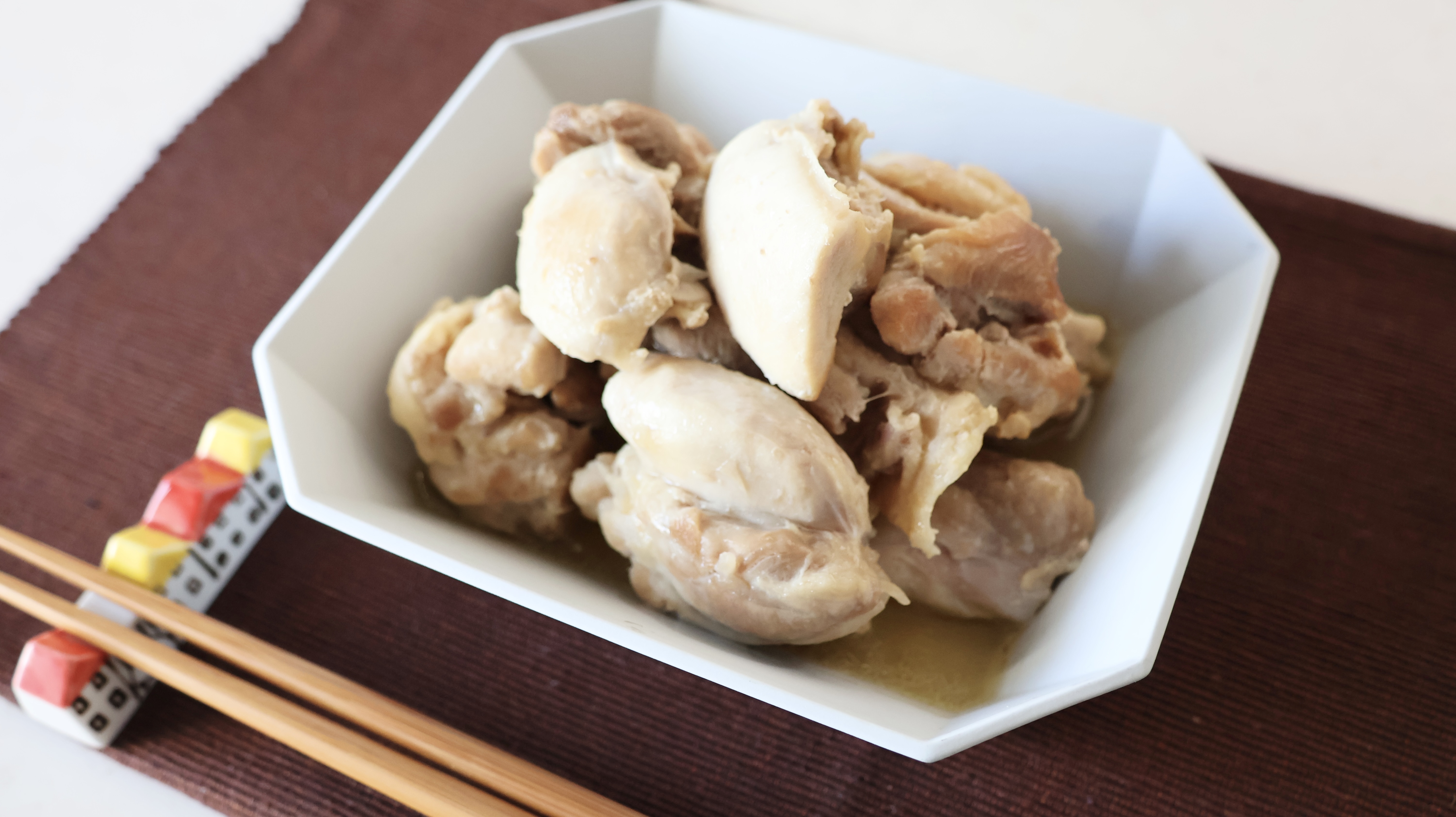 ごろごろ野菜の 揚げないさっぱり酢鶏