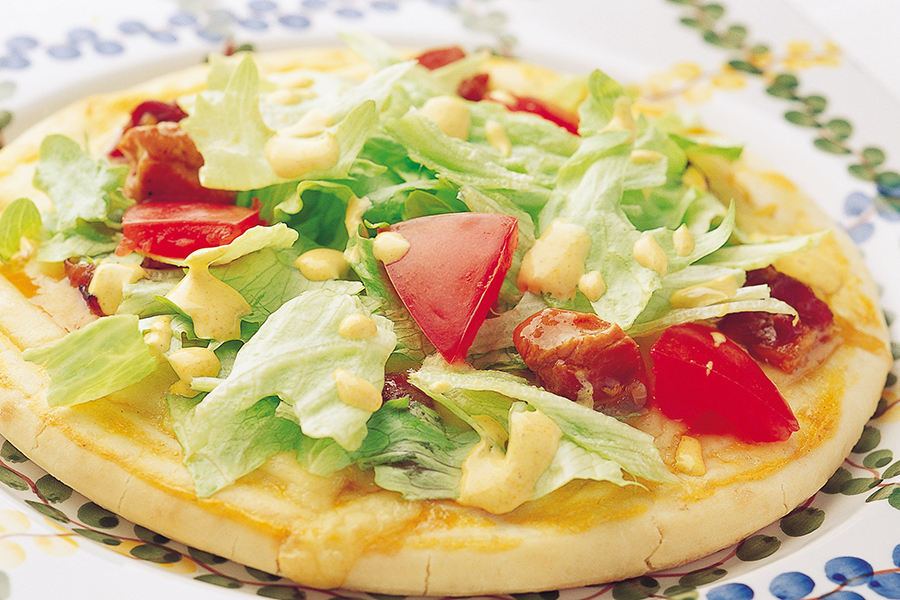 照り焼きチキンピッツァ～ナポリタイプ～のレシピママパンWEB本店 小麦粉と優れた食材をそろえるお店