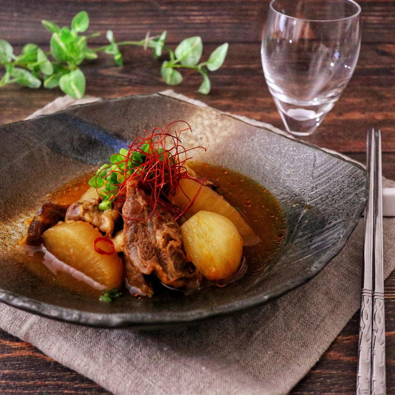 韓国風牛肉と大根の煮物