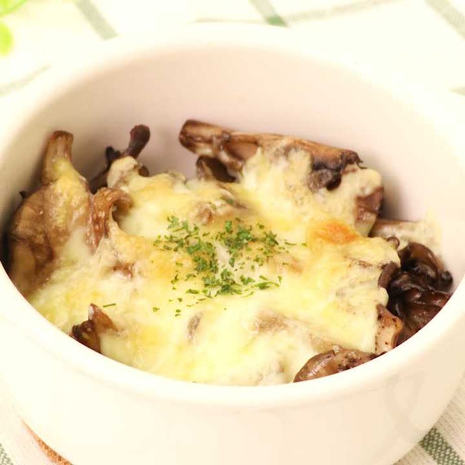 焼きまいたけのチーズ炒め