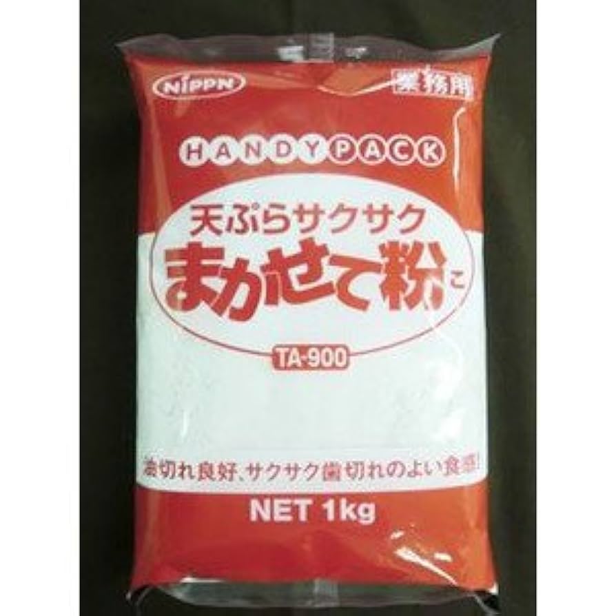 小麦粉と片栗粉だけの天ぷら粉♪