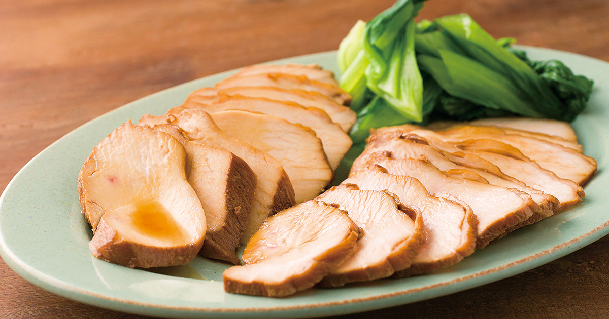 切って茹でて漬けるだけ！簡単 鶏チャーシュー食事処さくらの「お品書き」