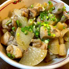 さきいかと大根の煮物