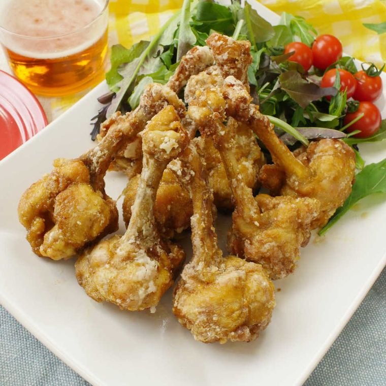 チューリップチキンの唐揚げ 動画あり