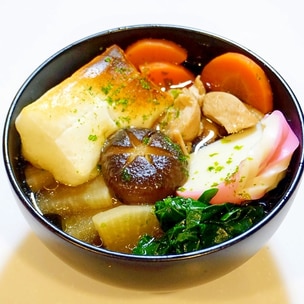 お雑煮 レシピ 麺つゆ4倍TikTok