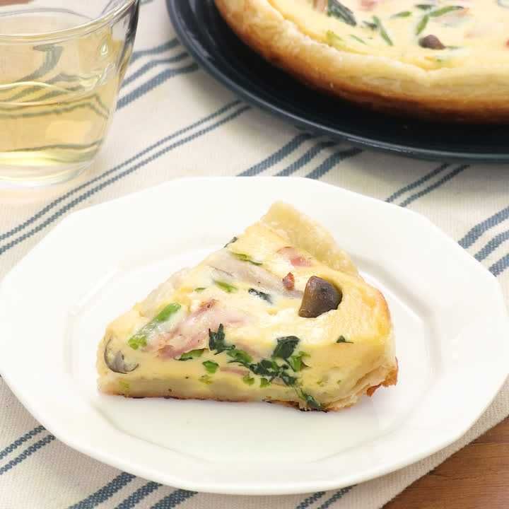 もちーずキッシュ♪春巻きの皮で簡単！フライパンでOK！kameyo 料理家 かめ代