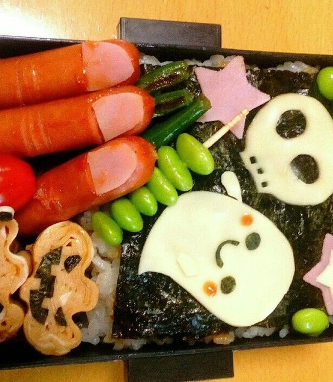 保育園生のハロウィンキャラ弁の写真・画像素材-Snapmart スナップマート