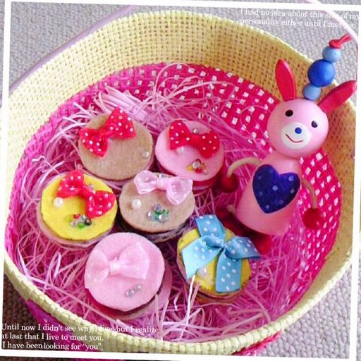 ペットボトルのフタから可愛い2段ケーキを作る！フェルトで作る小物入れ - ペットボトルキャップのリサイクル