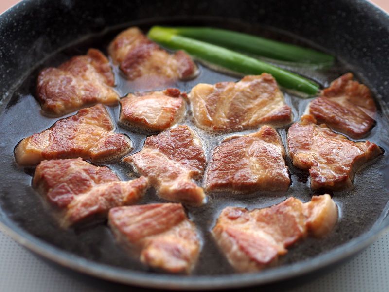 三枚肉の煮付け