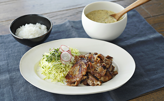 豚肉のみそ漬け焼き