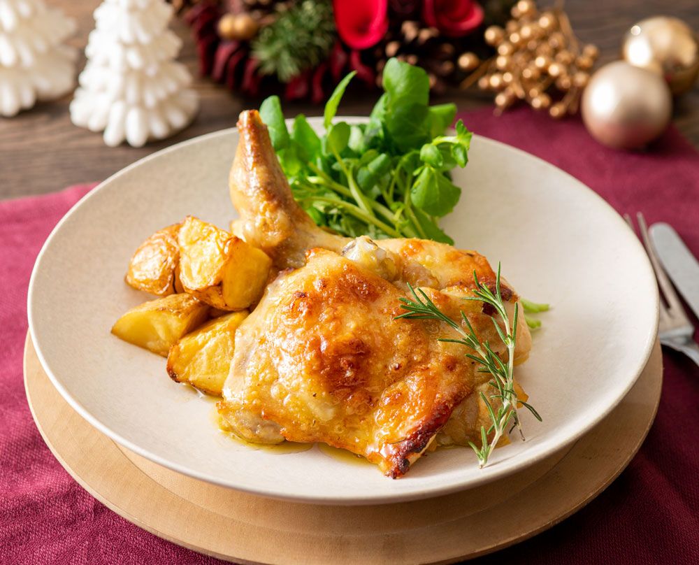 フライパンで簡単！ローストチキン