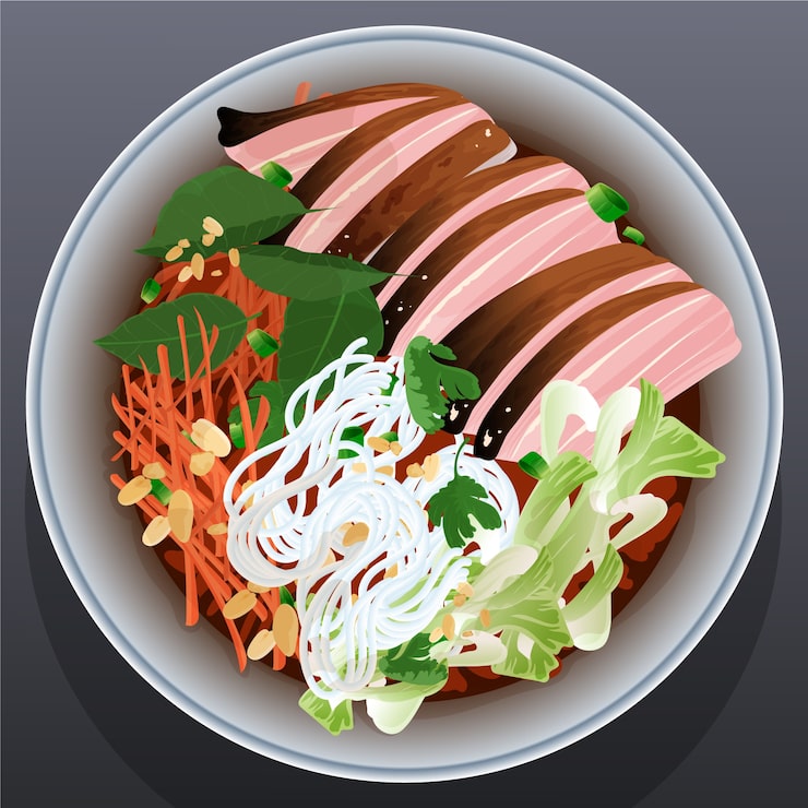 絵の具で描いてみた。「おうちのラーメン」