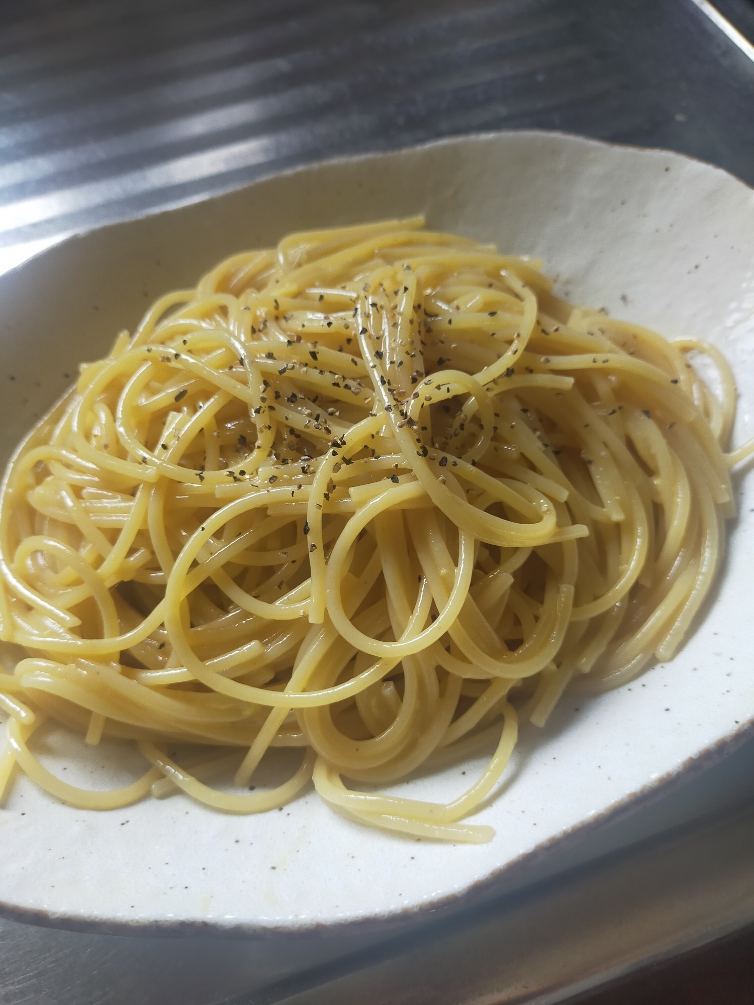 たまごかけぽんパスタ