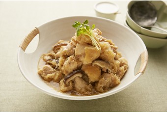 鶏肉の白ワイン煮込み