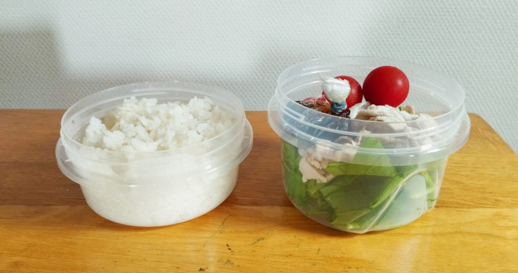 お弁当箱大賞はジップロックコンテナー角形大: ずぼら弁当