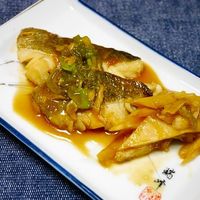 レンジで水菜と白舞茸の煮浸し