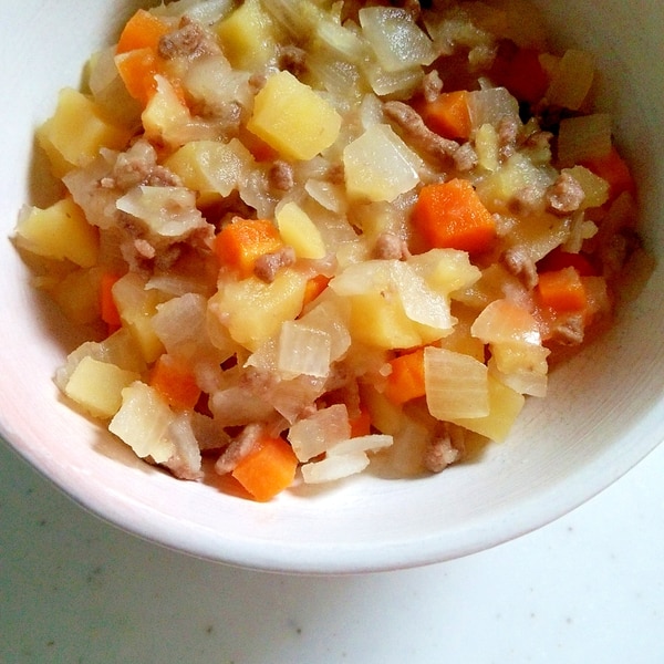 他の投稿も見る▶︎ @babyfood__recipe @aika_wellnesslifeさんの投稿をご紹介します✨＝＝＝＝＝＝＝＝＝＝＝＝＝＝＝＝＝＝＝＝＝＝＝＝＝ @aika_wellnesslife @aika_wellnesslife ◁他のレシピはこちら🌷˗ ˏˋ 重ね煮で楽うま！肉じゃが ˎˊ ˗ 目安：1歳ころ〜👧 今回