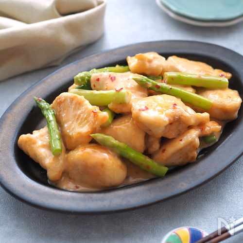 鶏チリマヨ鶏肉のチリマヨネーズ