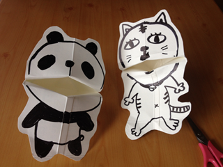 牛乳パック工作１