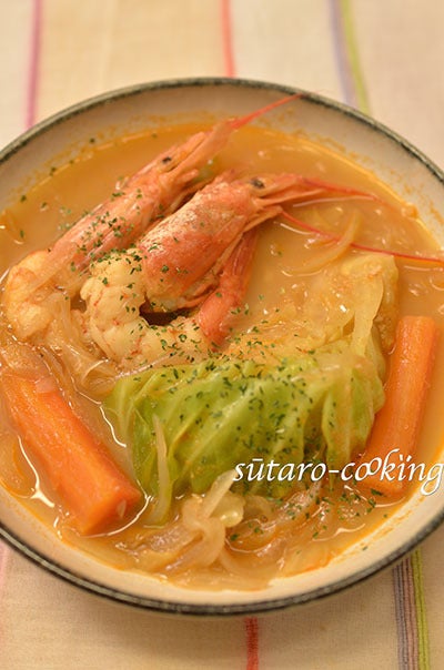 有頭エビで♡ 海老の香味炒め煮 改訂版！ 食べた後のお楽しみ私の好きな料理の本、レシピ、食器、グルメ