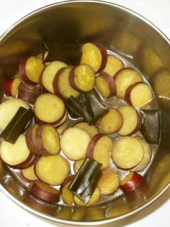 蒸し器で作るふかし芋
