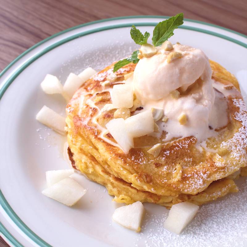 素朴だけど病み付きになる和梨のフライパンケーキ - Jalan Makan -ペナンと日本でJalan Jalan Cari Makan