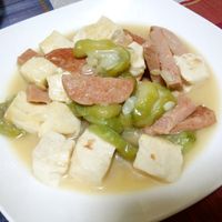 沖縄料理 ヘチマを使った沖縄の家庭料理「ナーベーラーンブシー」を作ってみた♪