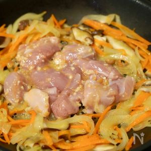 鶏肉とキャベツのマヨポン